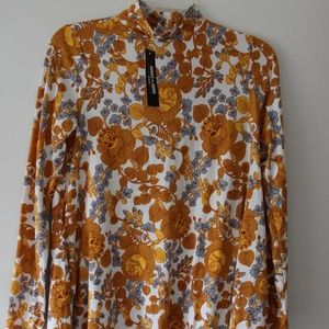 NWT Agnes & Dora Mock Neck Swing Dress